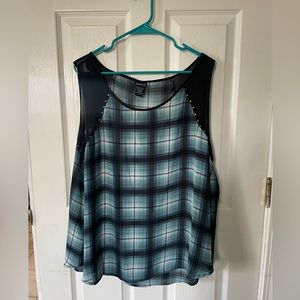 Plaid torrid tank top size 2